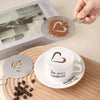Ensemble de pochoirs à café 15pcs en acier inoxydable